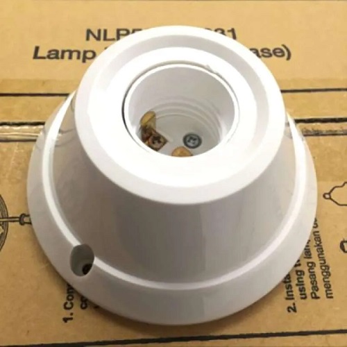 Piting Lampu Plafon Bulat Panasonic Tempat Lampu Tempel