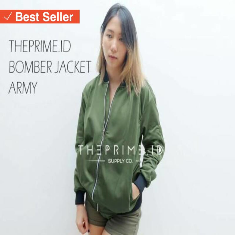 BOMBER PRIA WANITA STYLE MODERN HITS / JAKET BOMBER ARMY SIZE M-XXL (PRIA & WANITA)