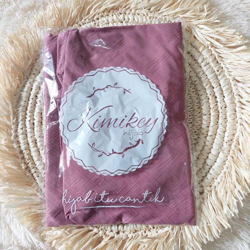 Jilbab Instan Non Pad Bergo Jamia By Kimikey ORIGINAL hijab bahan jersey strada-Dusty