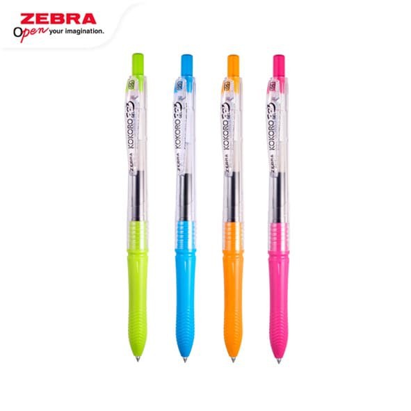 

Ballpoint / Pulpen Zebra Kokoro Sweet Body Colors (Hitam)