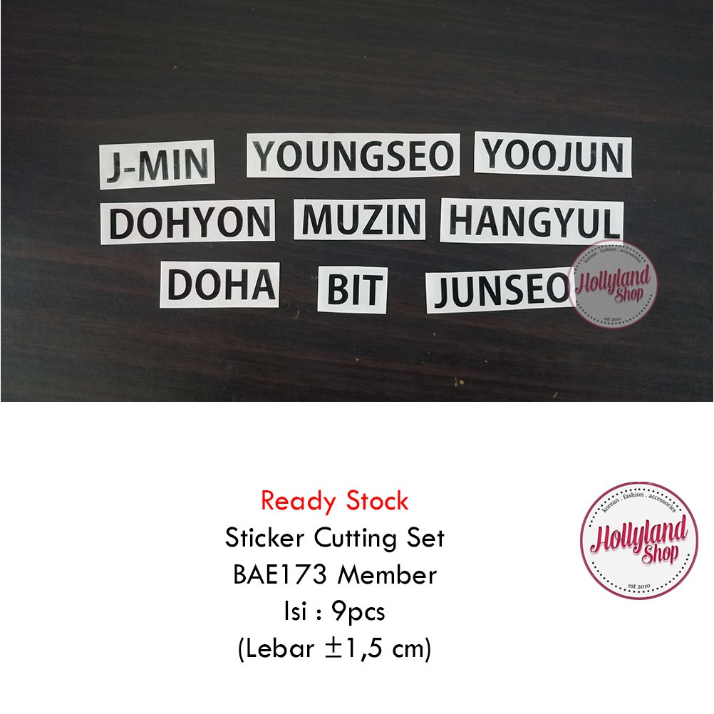 

Sticker Cutting Set Group Member BAE173 ENHYPEN WEi NCT2020 Member Unofficial