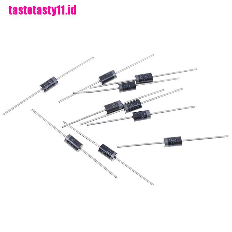 【TTID】10 Pcs HER308 HER 308 rectifier ultra fast recovery diode 3A 1000V DO-27