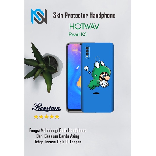 Isi 2pcs Garskin Hp Hotwav Pearl K3 Motif anime 2 - Free Custom Motif