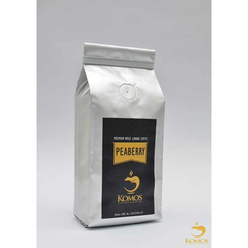 

Komos Kopi Luwak Arabica Sumatera Peaberry 250gr (Wild Civet)