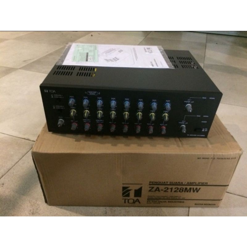 Mixer Amplifier TOA ZA-2128MW - 120W, 4 Ohm, Gray