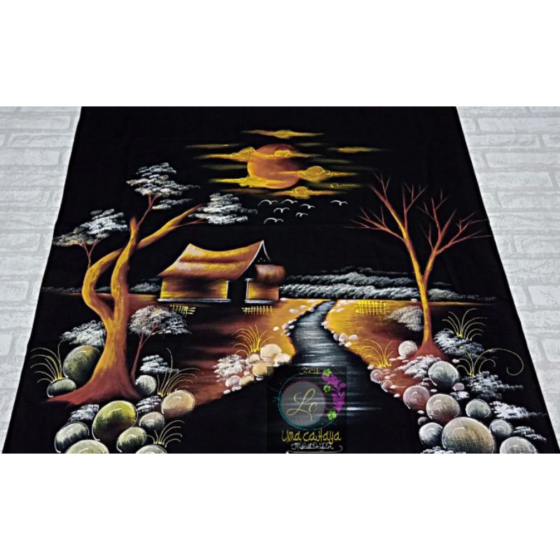 Sarung Batik Lukis Asli Pekalongan Sarung batik Pria Dewasa Sarung Santri Sarung Batik Pekalongan Sa