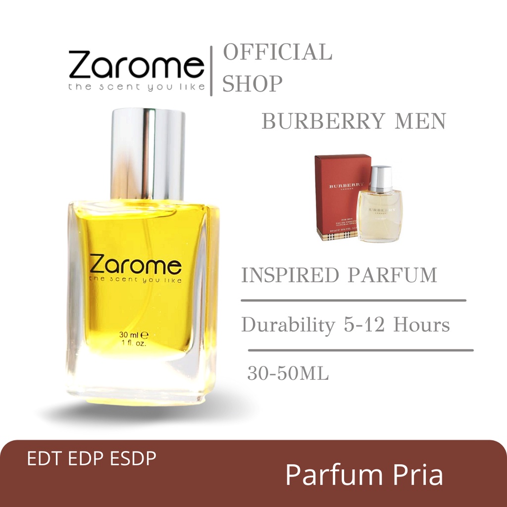 Zarome Parfum Pria Aroma Burberry Men