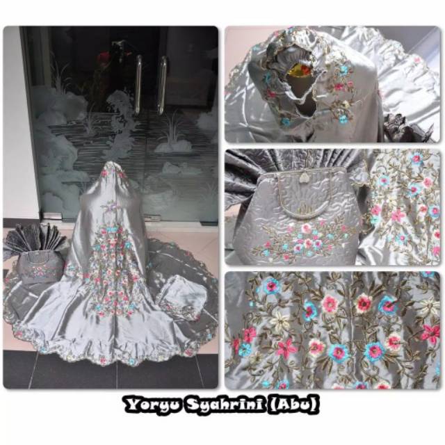 MUKENA SATIN YORYU SYAHRINI PREMIUM DEWASA JUMBO HANDMADE TRAVELING TAS BEHEL PROMO MURAH