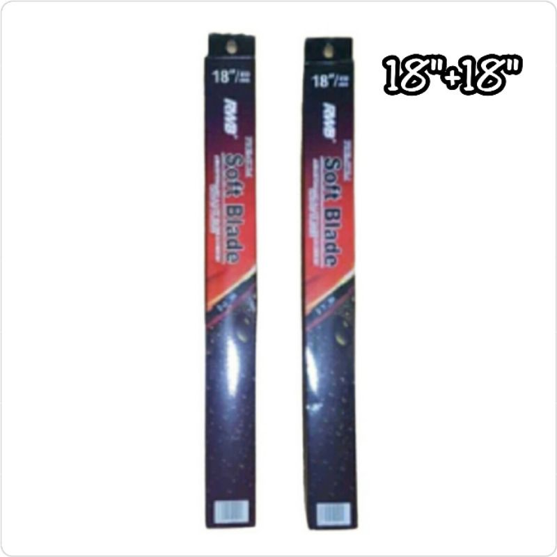 Wiper Depan Kijang Kapsul 18&quot;+18&quot; Model Soft Blade Merk RWB