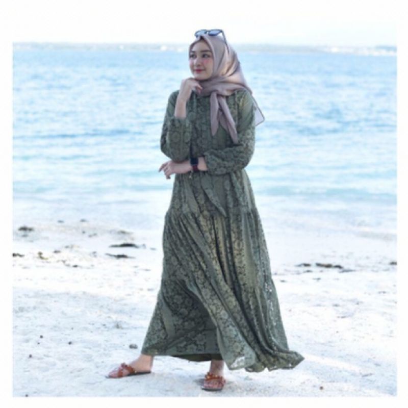 Samara dress lace brokat by aiyu.outfit