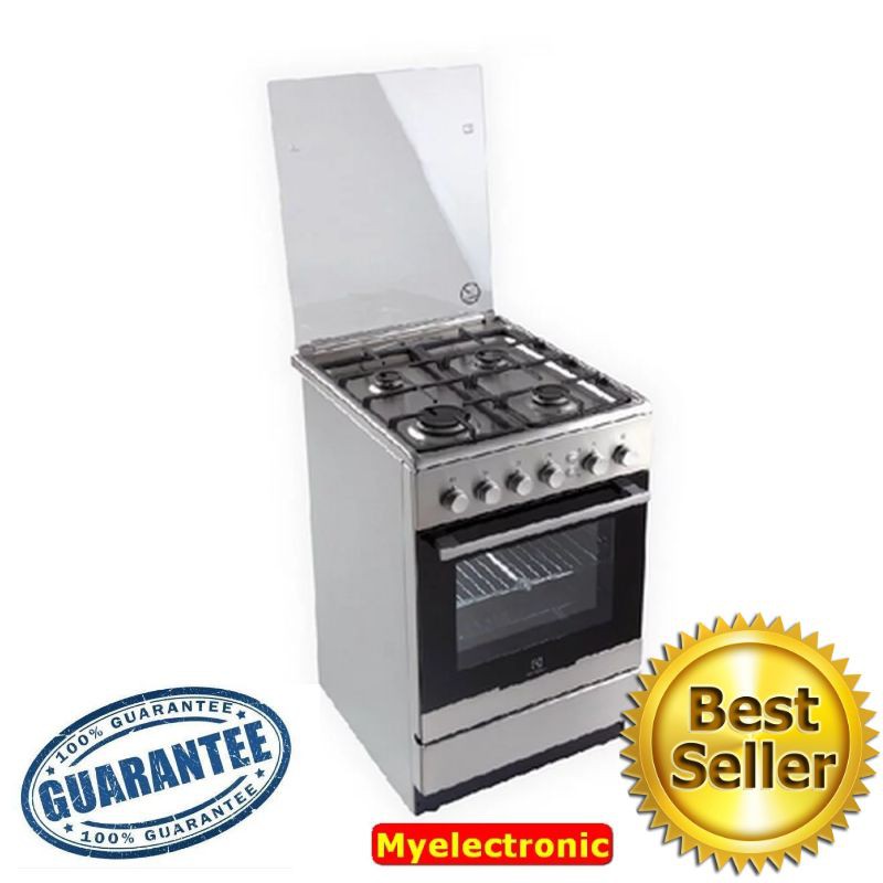 PROMO FREESTANDING GAS COOKER ELECTROLUX EKG 61107OX GARANSI RESMI