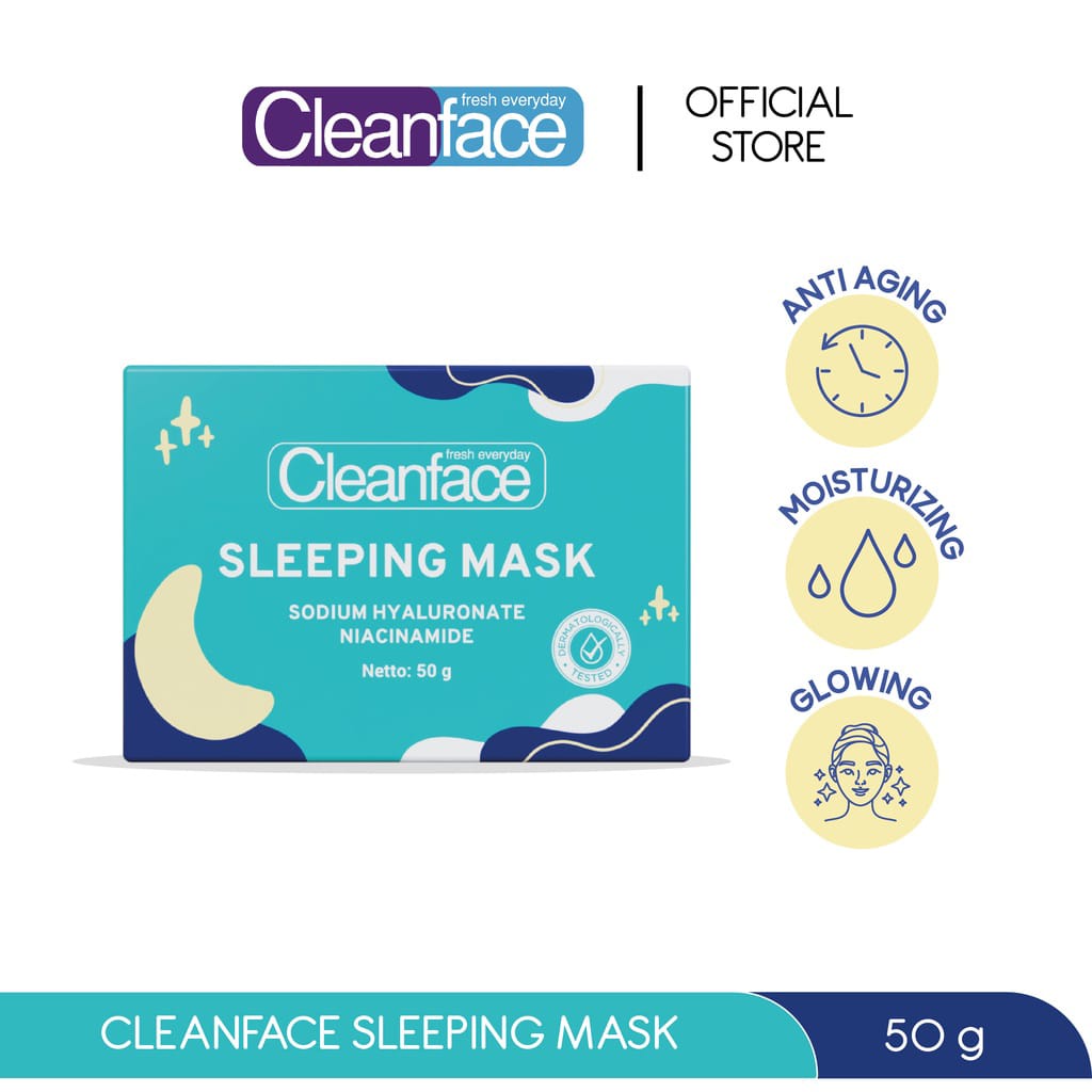 PURBASARI CLEAN FACE SLEEPING MASK 50gr