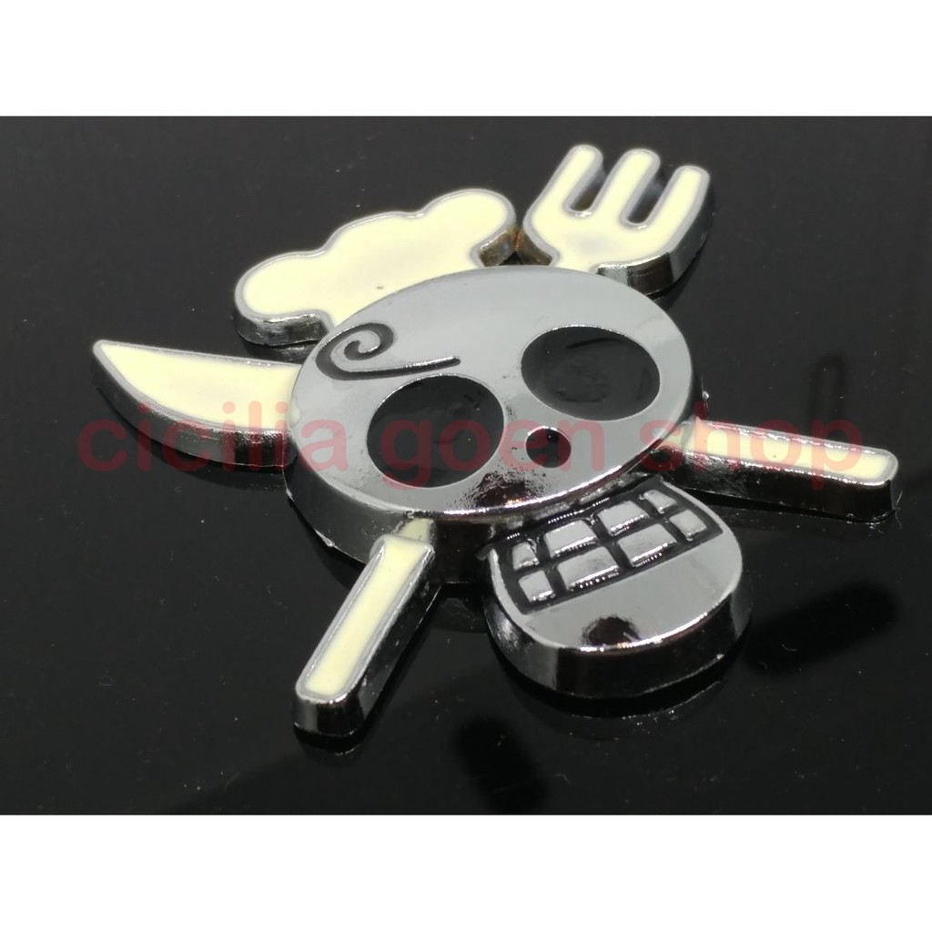 Metal Emblem ONE PIECE JOLLY ROGER