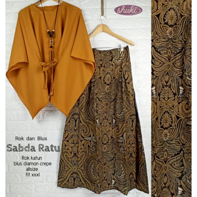 Baju Batik Wanita Sabda Ratu Rok&Blus