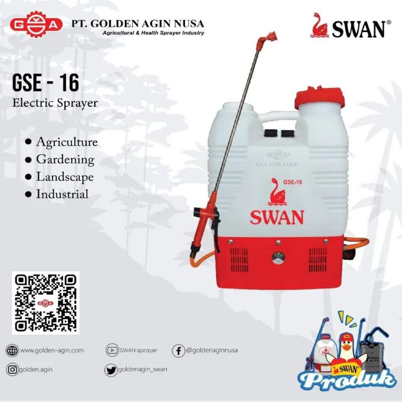 TERMURAH  TANGKI CAS SWAN / SWAN GSE16 / SPRAYER ELEKTRIK SWAN / TANGKI CAS SWAN / TANGKI CAS MURAH 