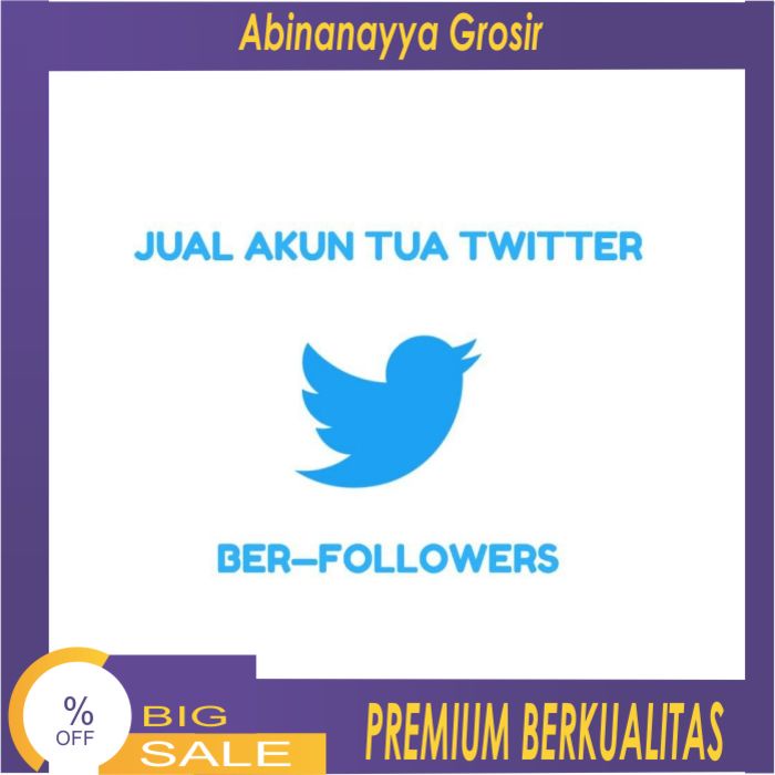 AG Selalu Promo Akun Tua Twitter Ber-Followers. Cek Variasi Termurah Terlaris