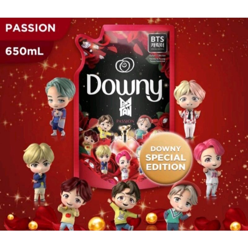 Downy Tinytan BTS pewangi dan pelembut pakaian 650 ml