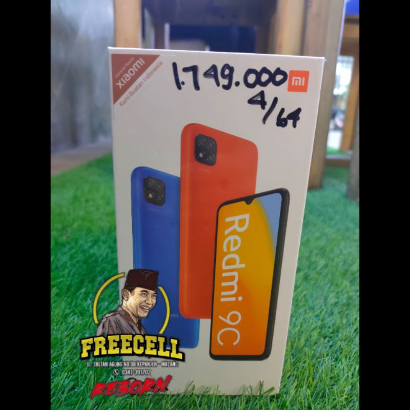 handphone redmi 9c ram 4gb rom 64gb