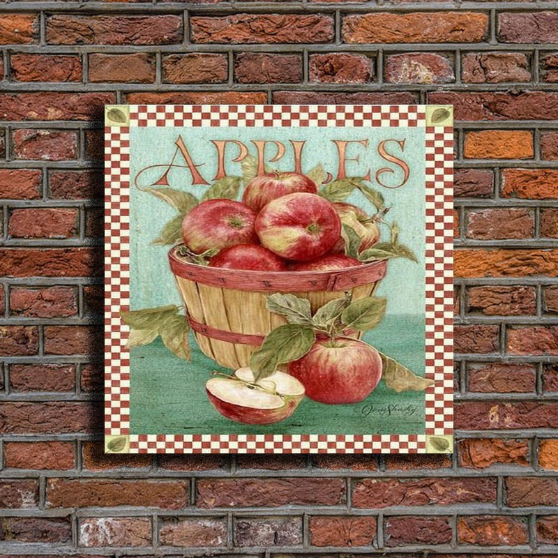 Hiasan Dinding Poster Buah Dan Hewan