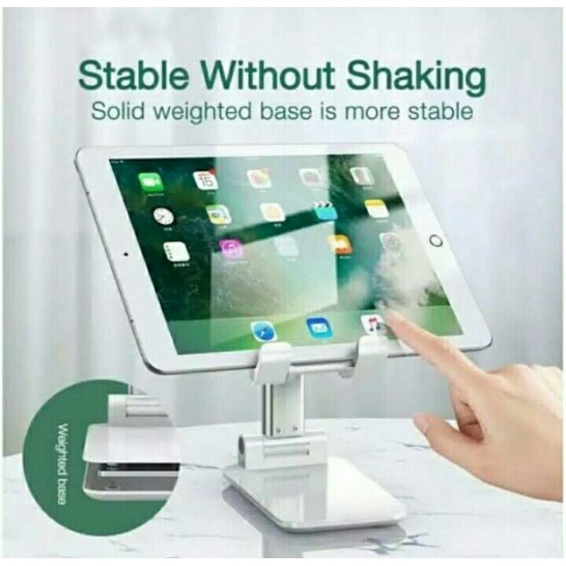 Folding Desktop phone stand Lazypod lipat Holder handphone stand HP