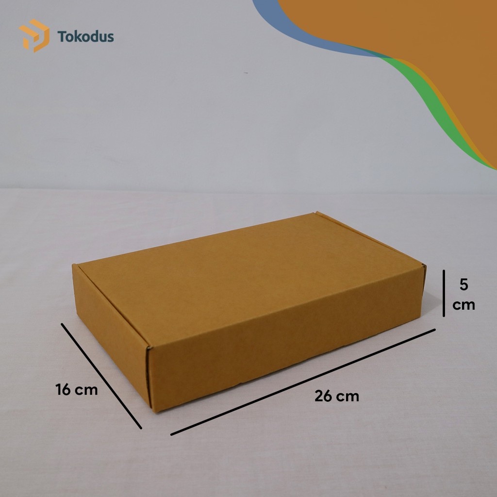 

Kardus Die Cut 26x16x5 cm Dus Hampers/Kardus Baju (Bisa Custom) - Tokodus Bandung