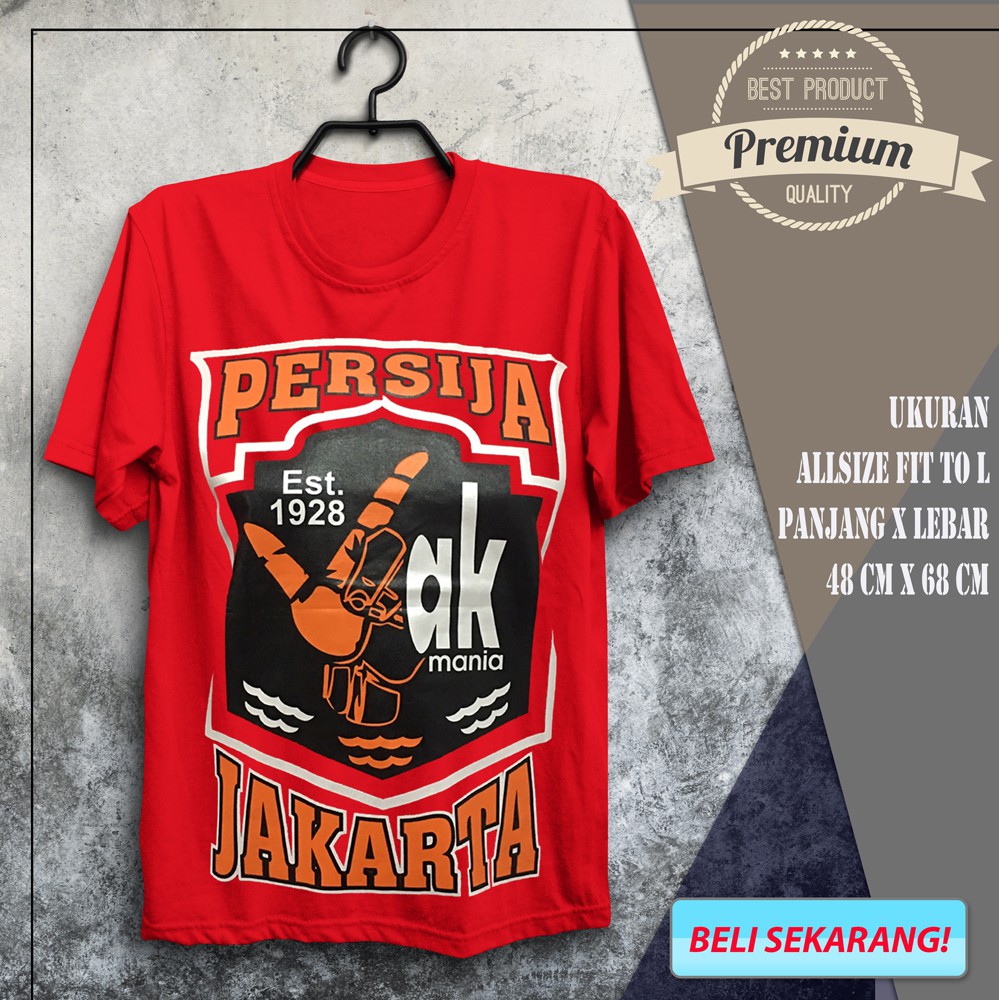 KAOS BAJU DISTRO BOLA MURAH The Jak Angel PERSIJA Bidadari Tribun