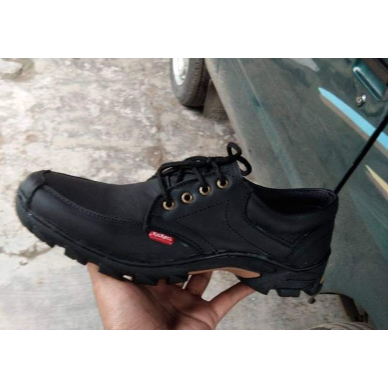 sepatu casual kulit asli 05 slipon kulit asli nyaman dipakai