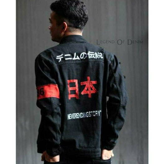 JAKET JEANS BORDIR LOD NEW ART