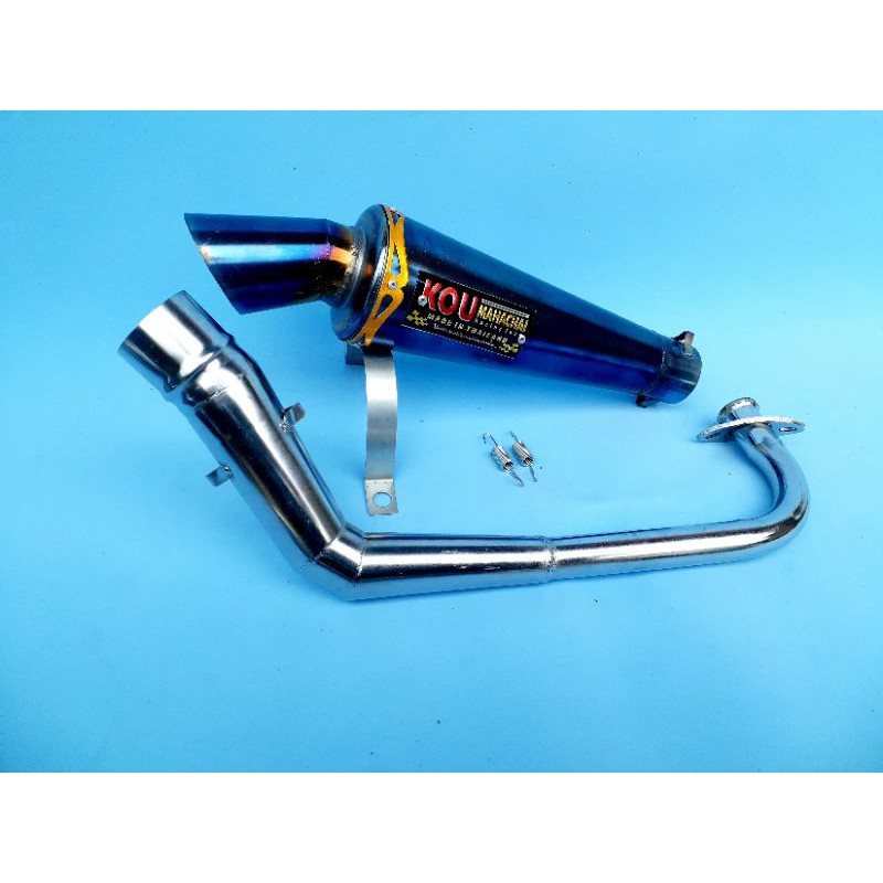 Knalpot Racing Kou Bluemoon Mio Sporty Mio Soul Mio Smile