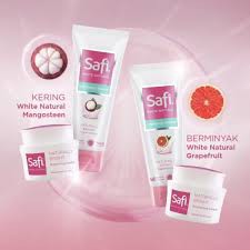 Safi White Natural Brightening Series | Cleanser Cream Mangosteen Grapefruit Extract