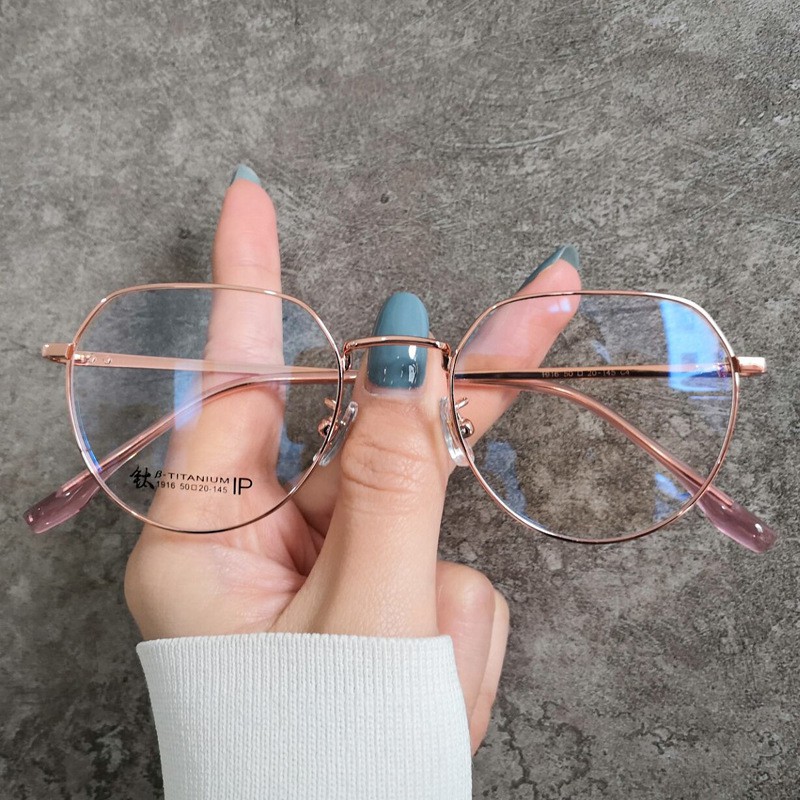 (COD) Kacamata Baca Frame Kacamata Anti Radiasi Metal Retro Unisex ❤️❤️MALLSHOPPING❤️❤️