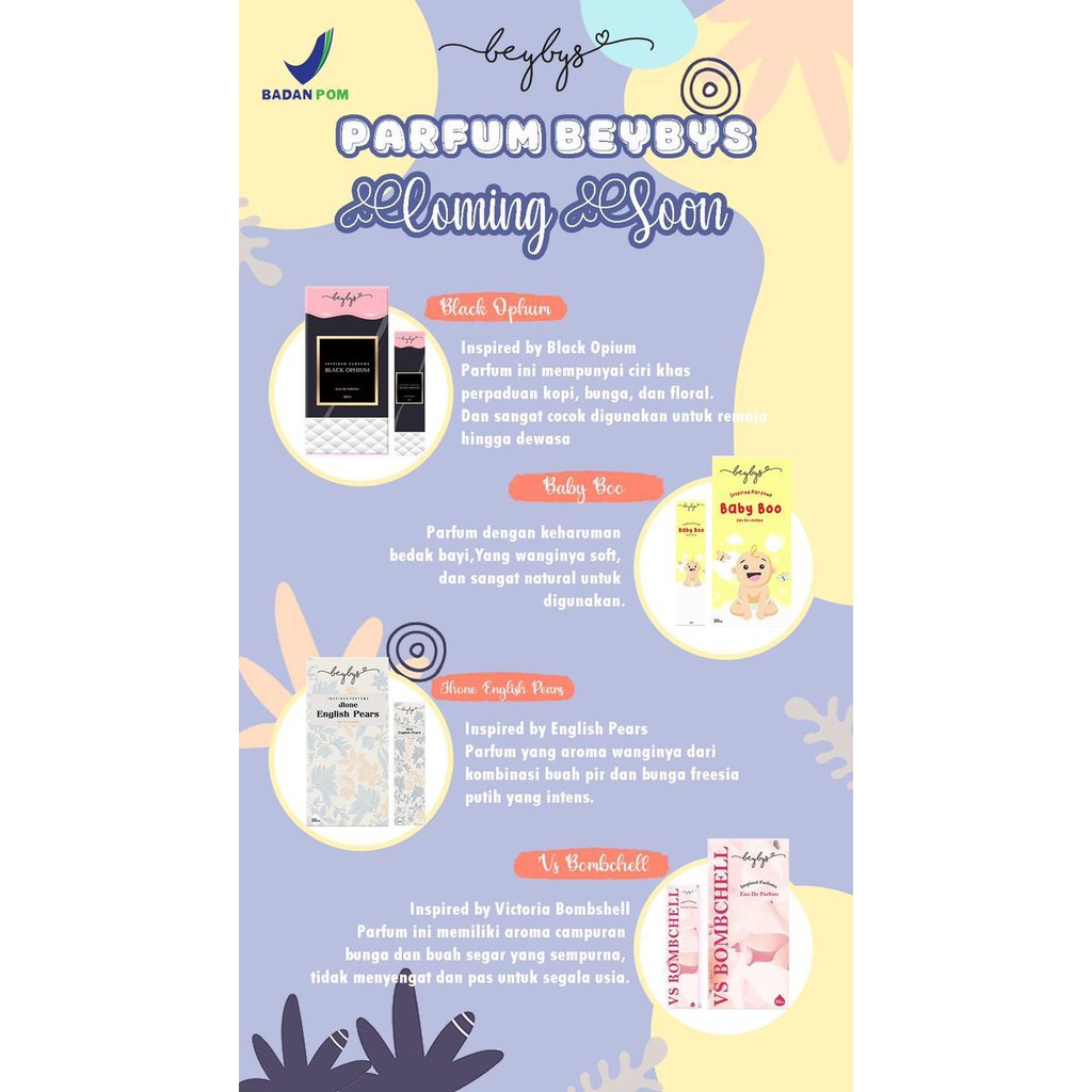 [BELI 1 GET 1 GIFT] READY BPOM ! Parfum Kiyowo Chingu Parfum Yeppu Parfum Lafalova Parfum Beybys 6ml