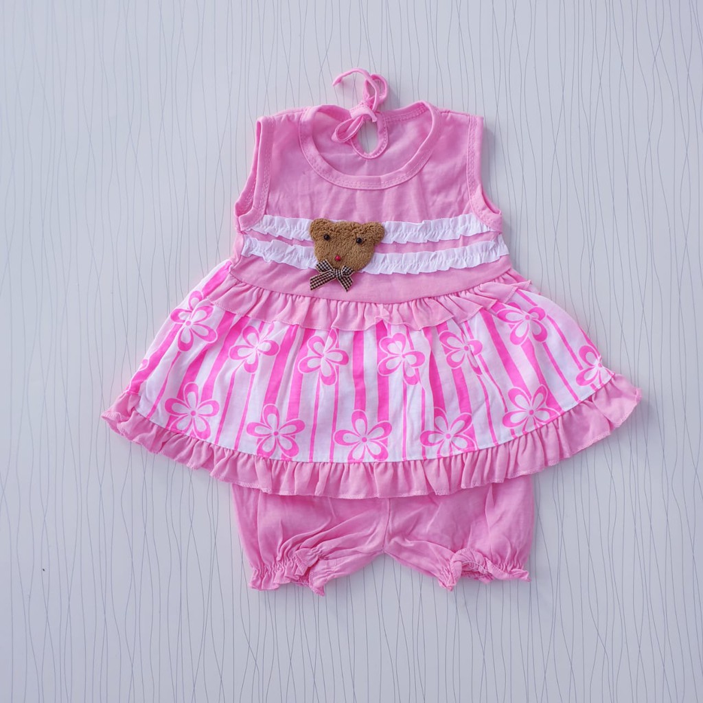 Dress Baby / Baju Bayi 0-12 Bulan / Setelan Baby / Baju Anak Baby Girl / Baby Alicia