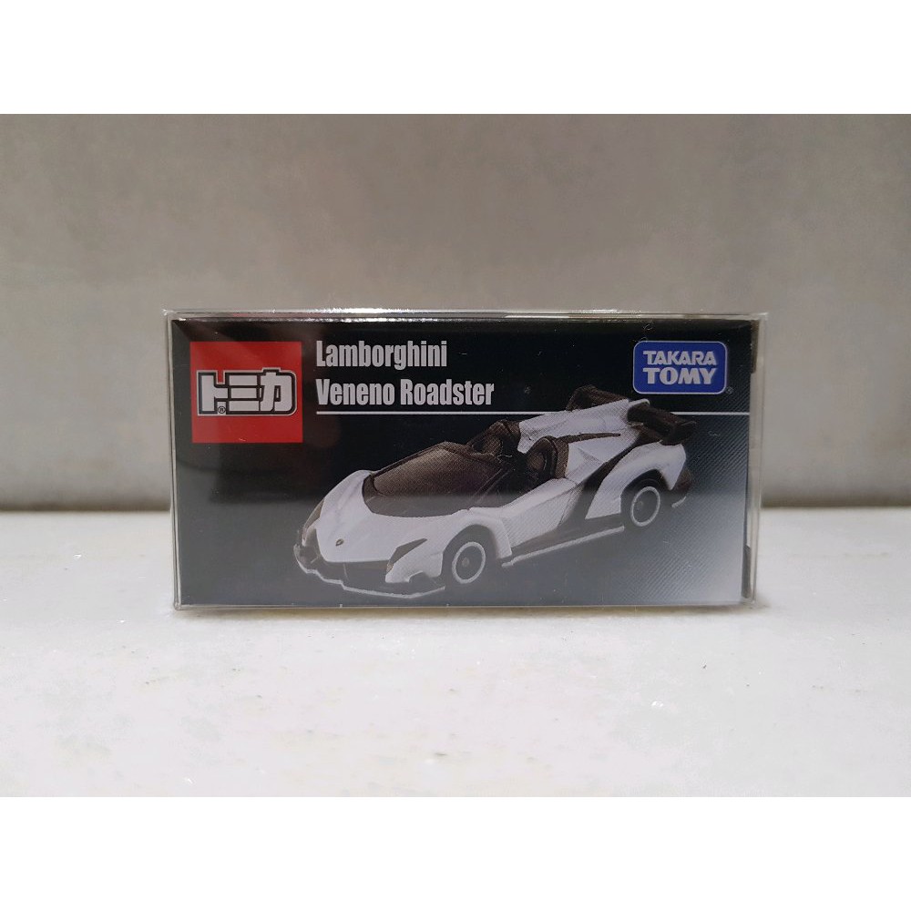 Tomica Lamborghini Veneno Roadster putih asia exclusive free protector