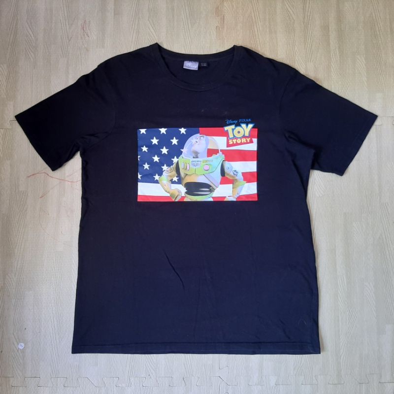 Baju Kaos Toy Story Buzz Lightyear Disney T Shirt Tshirt Bekas Second