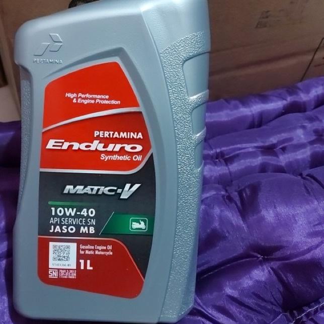 ℗ Enduro matic v. 10w-40 1 Liter. Oli matic Nmax, Aerox, pcx ➵