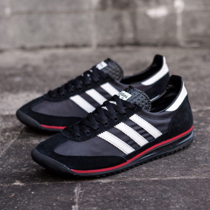 ADIDAS SL72 BLACK WHITE RED