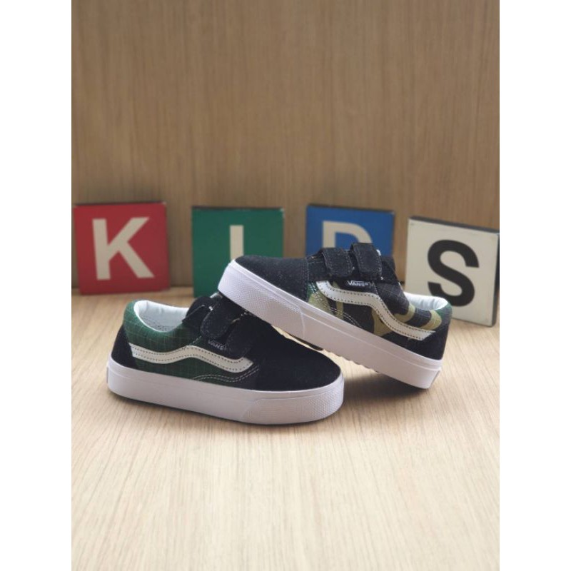 SEPATU ANAK VANS OLDSKOOL PEREKAT PREMIUM HIGH QUALITY SEPATU SNEAKERS ANAK