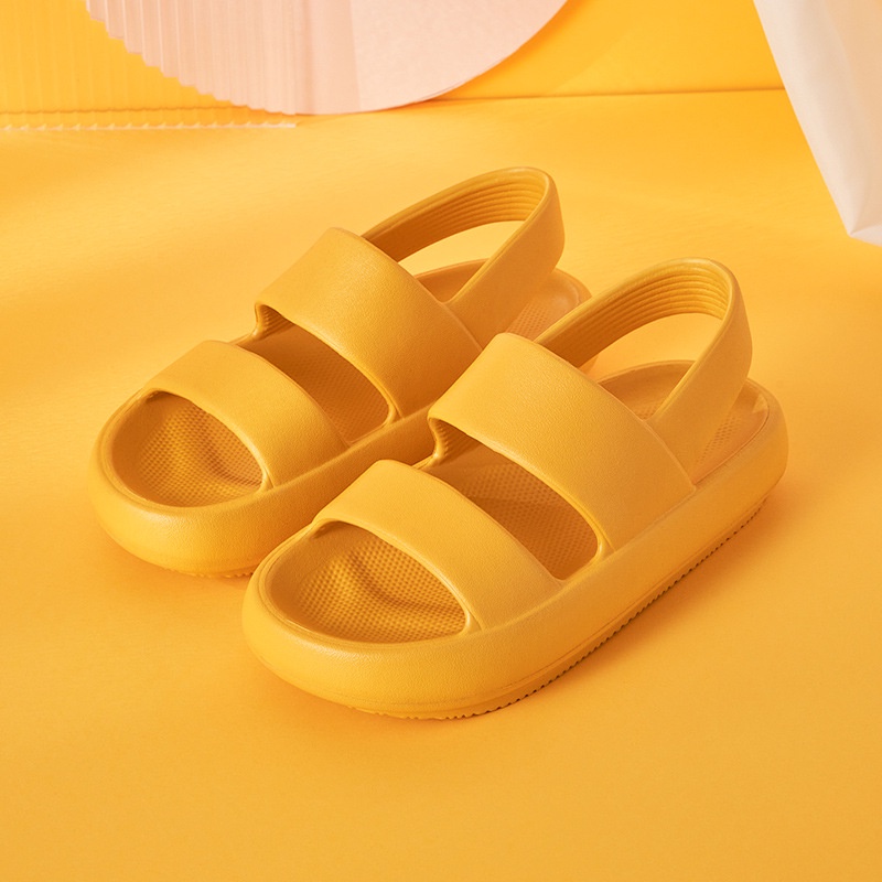 [Get Ready] Lalisa Sandal Tali Wanita EVA Sendal Santai Non-slip Sendal jelly Wanita Karet Phylon Selop Terbaru Kekinian Keren Size 36-40