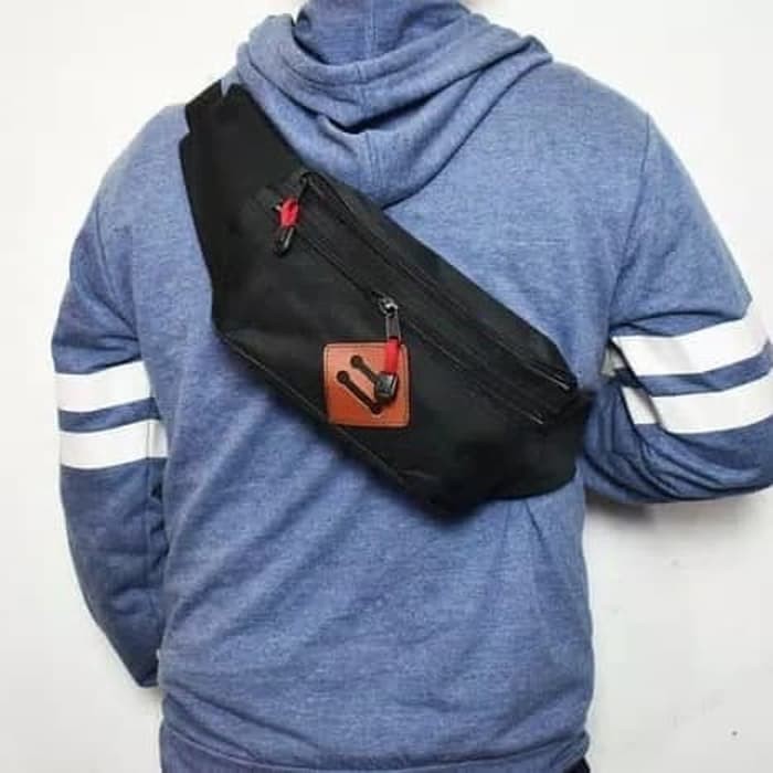 TAS SELEMPANG PRIA WAIST BAG SIMPLE PRIA TAS PINGGANG SLING BAG