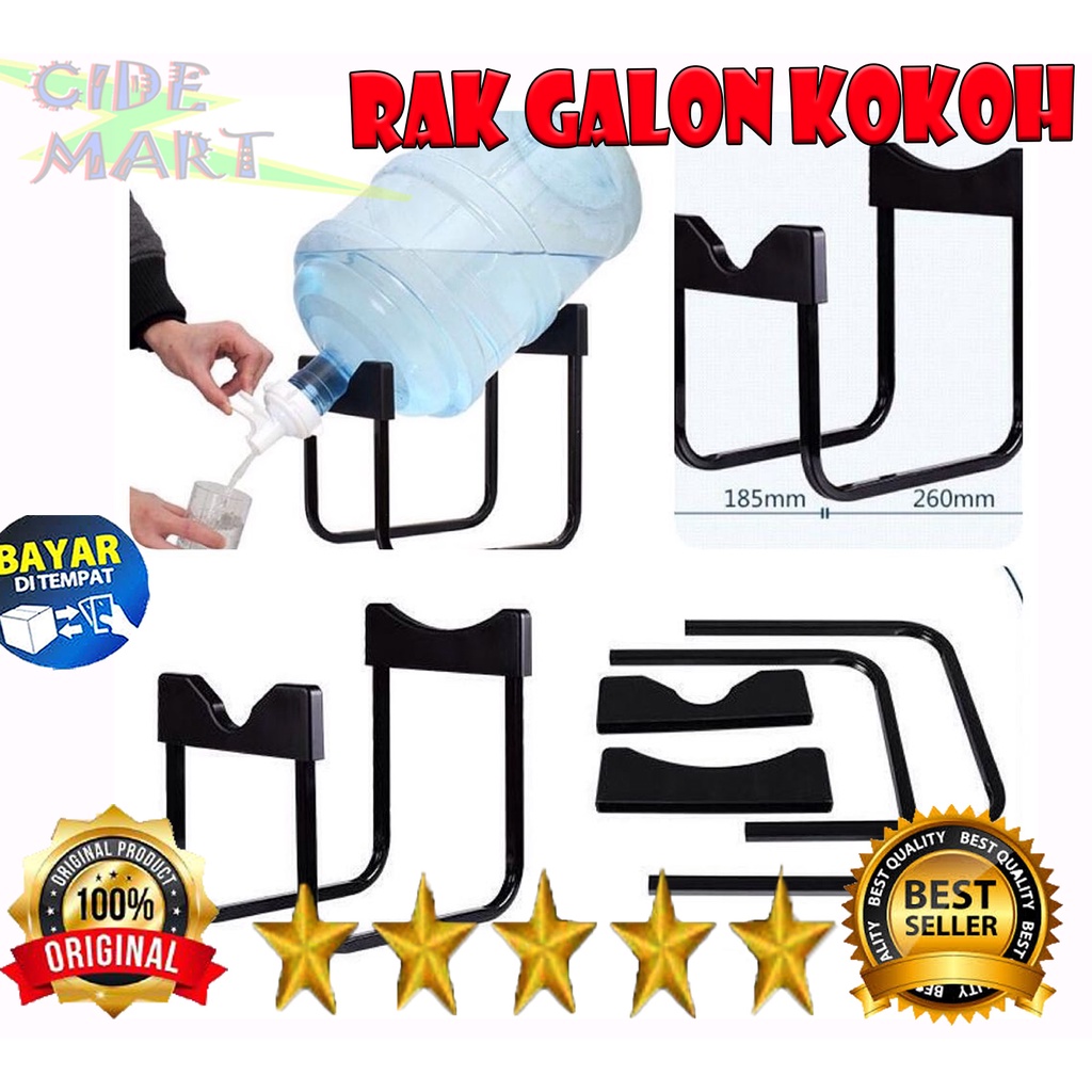 BONUS KRAN - RAK KAKI GALON AIR HOLDER GALON DUDUKAN GALON / STAND TEMPAT AER MINUM