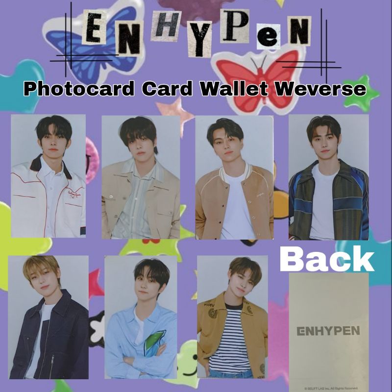 Photocard Card Wallet Weverse Enhypen