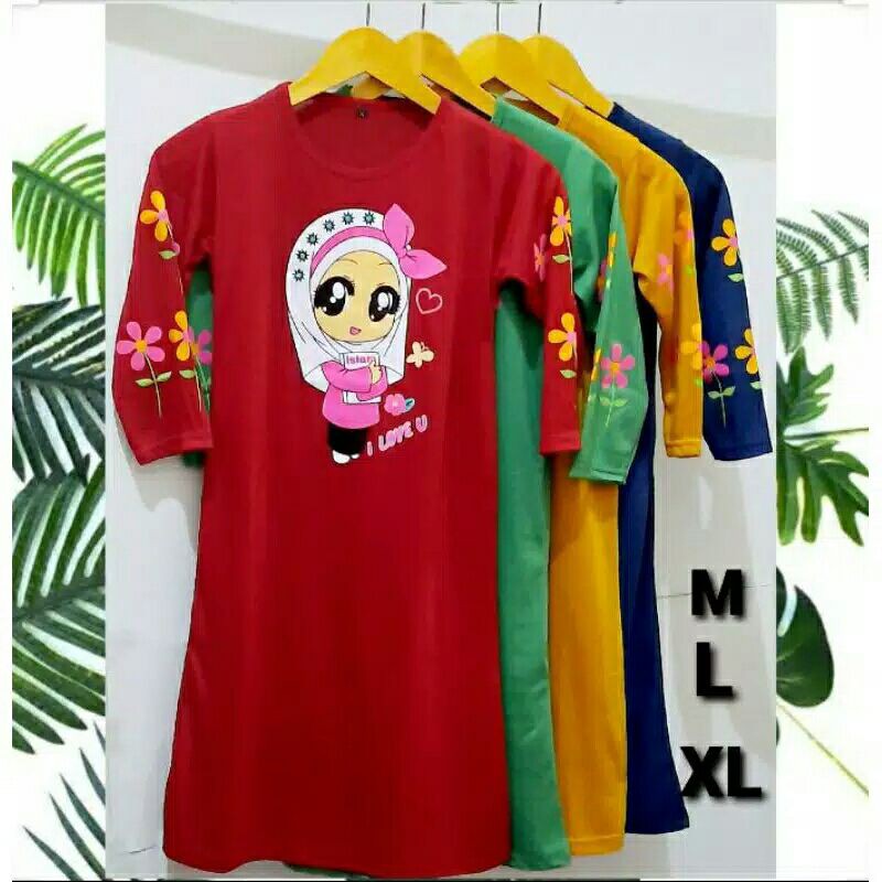 Gamis anak Gamis katun gamis muslimah gamis anak umur 6-10 tahun