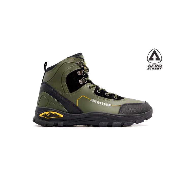 Aerostreet Adventure Army Sepatu Outdoor Hiking Aero Street