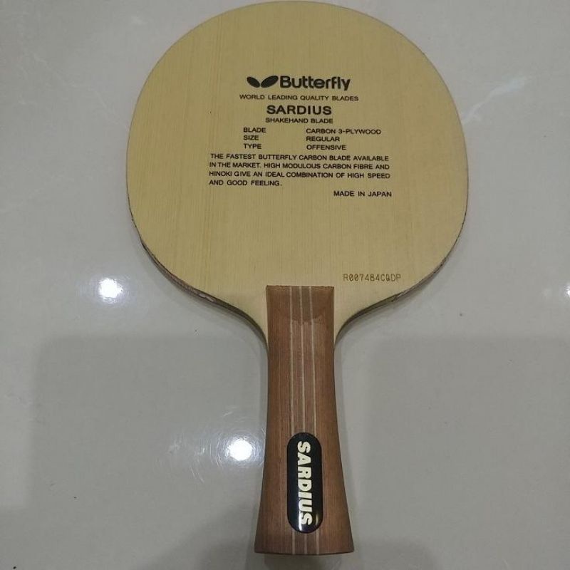 Terbaik Blade Legendaris Pingpong Tenis meja Butterfly Sardius