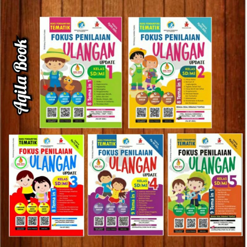 Jual Fokus Penilaian Ulangan Edisi Update Sd Kelas Buku Pendamping Tematik Shopee