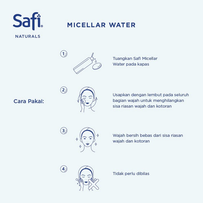 ⭐BAGUS⭐ SAFI NATURALS MICELLAR WATER 100/240 ML NEEM LEAF | CUCUMBER | YUZU | ROSE EXTRACT