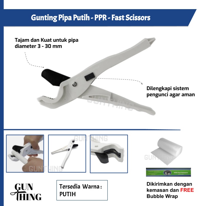 Gunting Pipa PVC / Pemotong Pipa 32mm / Pipe Cutter - Termurah