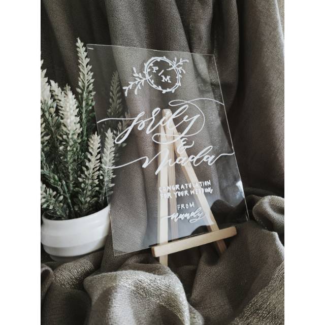 

Kado lettering acrylic A5