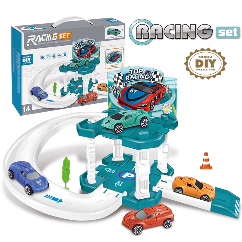 Mainan TRUCK PARKING LOT PLAYSET Mobil-mobilan anak / Mainan Mobil anak